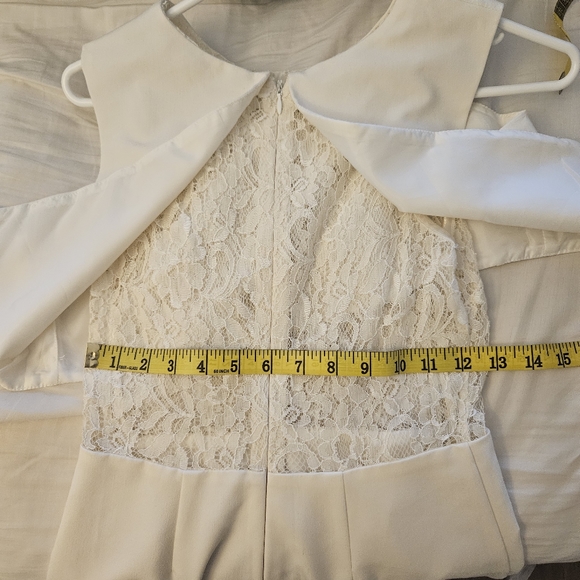 COPY - White Lace Crop Dress Miss Selfridge - Picture 5 of 7